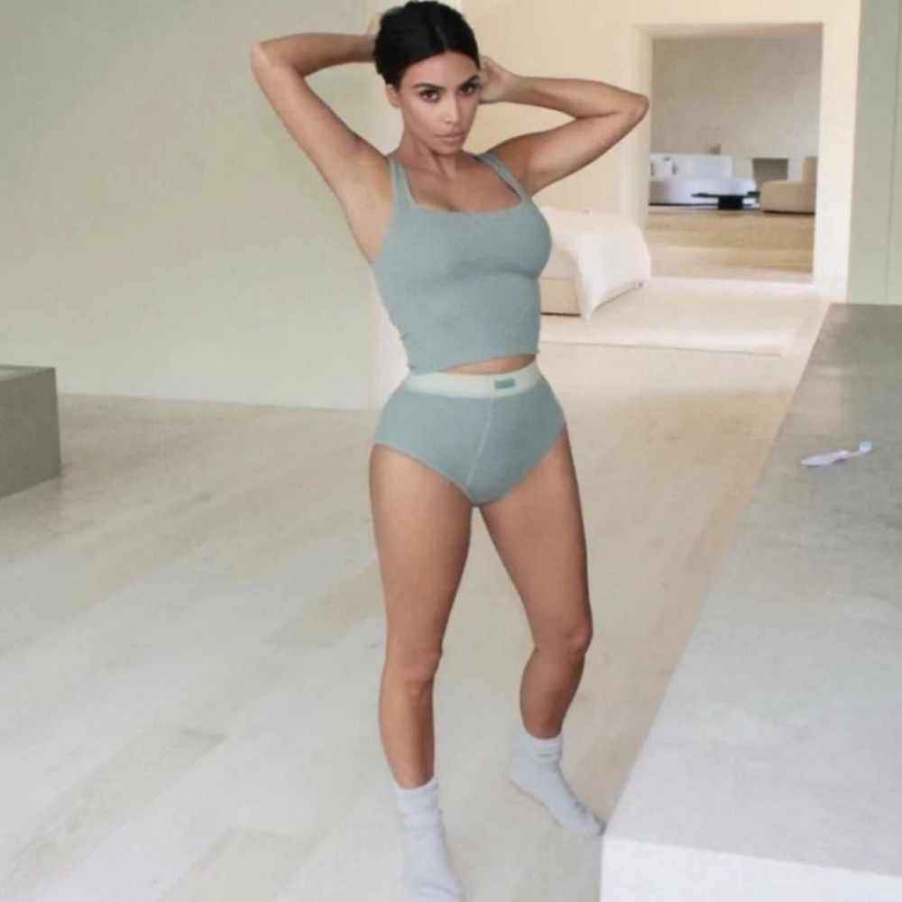 SKIMS COTTON RIB BRIEF | KYANITE